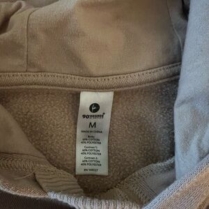 90 degree cropped hoodie